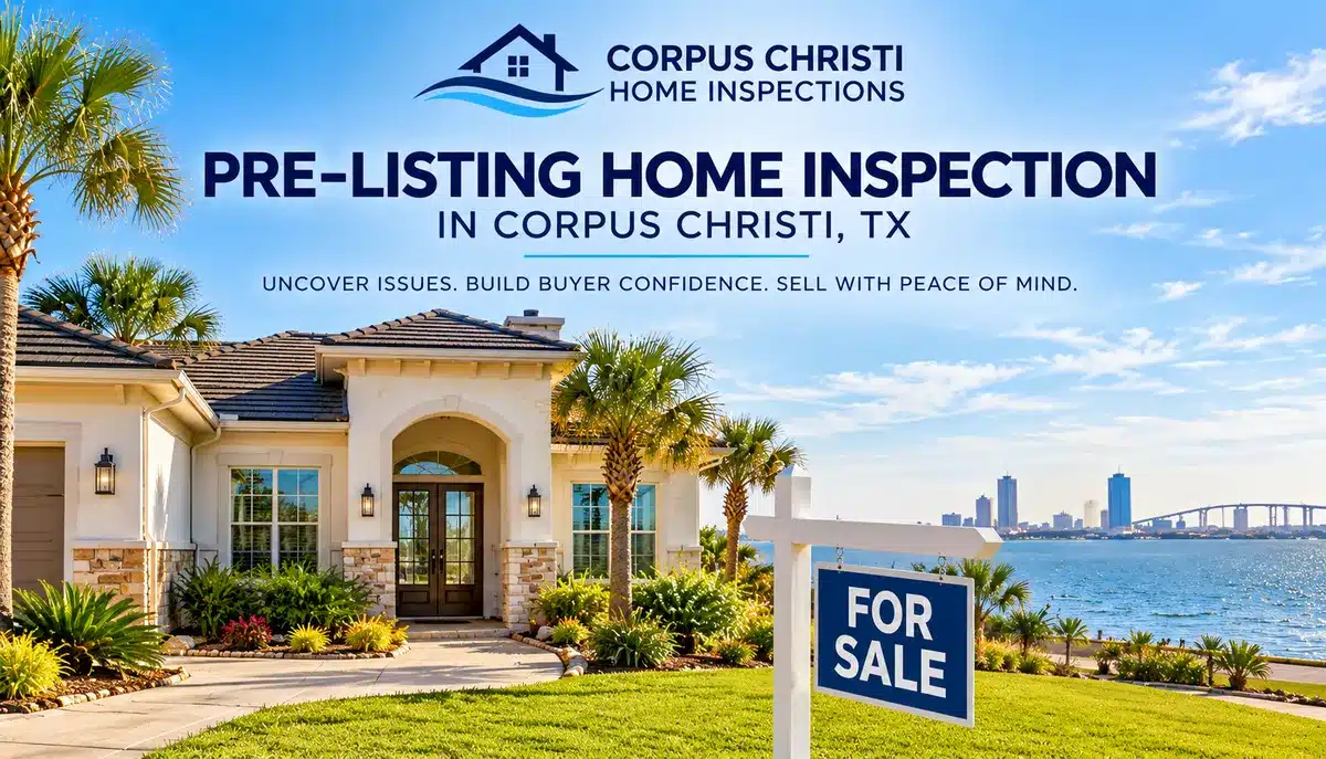 Pre-listing home inspection in Corpus Christi, Texas